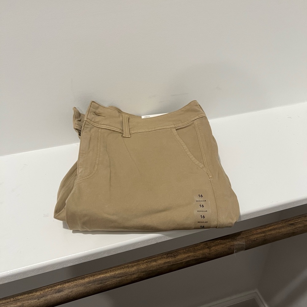 “American Eagle” Khaki Bootcut Pants